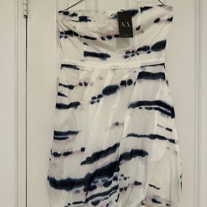 Armani Exchange Strapless Dress